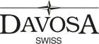 Schwarzes Davosa Logo mit dem Schriftzug 'DAVOSA' und dem Wort 'SWISS' darunter.